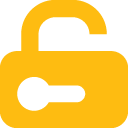 security, unlock icon