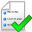 accept, list icon