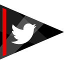 media, online, social, twitter svg vector icon