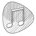 copy, musicip icon
