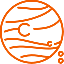 astronomy, mars, planet, space svg vector icon