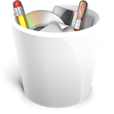 full, trash icon