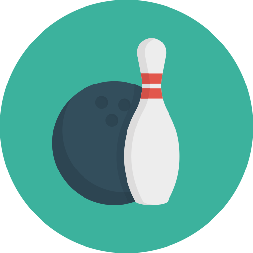 Bowling svg vector icon