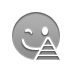 smiley,wink,pyramid icon