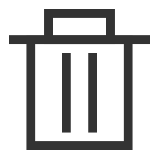 Delete svg vector icon