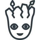 baby, galaxy, groot, guardians, marvel, movie, of svg vector icon