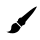 brush, key, painting icon