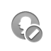 coin,silhouette,cancel icon