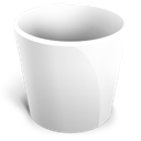 trash,empty,blank,recycle bin icon