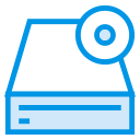 cd, cddrive, device, disc, drive, driverom, dvd svg vector icon