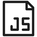 coding, development, extension, filetype, javascript, programming svg vector icon