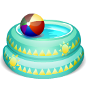 kiddie,pool,full icon
