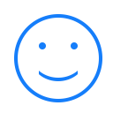 face, smiling svg vector icon
