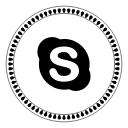 call, chat, corporate, design, media, network, skype svg vector icon