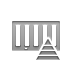 send,container,pyramid icon
