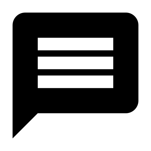 Message svg vector icon