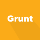 front-end, grunt, java script, library, long shadow, web, web technology svg vector icon
