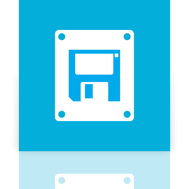 floppy,drive,mirror icon