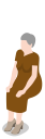 female, oldwoman, people, sitting, woman svg vector icon