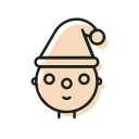 alf, boy, christmas, christmashat, christmastime, fun, girl svg vector icon