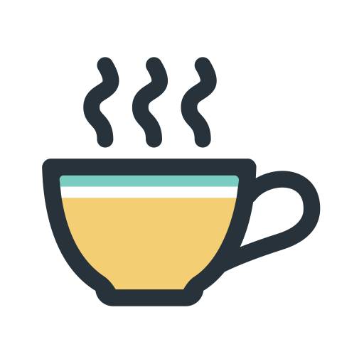 Color Block Teacup svg vector icon