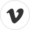 media, online, social, vimeo svg vector icon
