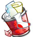 trashcan,full icon