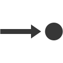 arrow, point svg vector icon