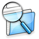 file, manager, search icon