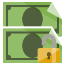 bill,lock,open icon