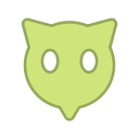 android, bot, eyes, green, points, round, virus svg vector icon