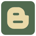 blogger, media, social svg vector icon