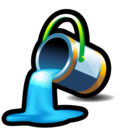 bucket, color, fill, paint icon