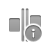 space,evenly,horizontal,info icon