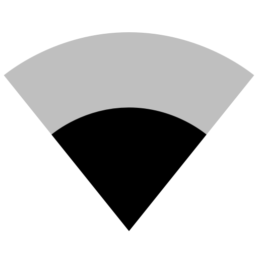 Ic Signal Wifi 2 Bar svg vector icon
