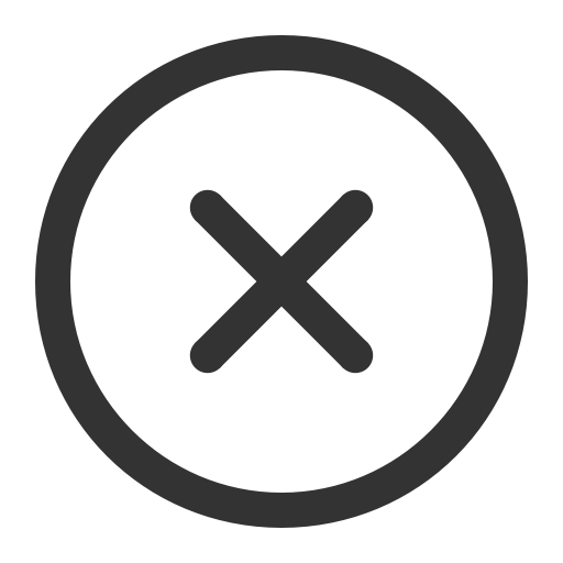 Fail svg vector icon