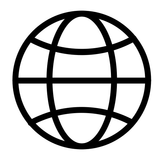 Earth svg vector icon