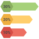 bar, bar chart, business, chart, graph svg vector icon