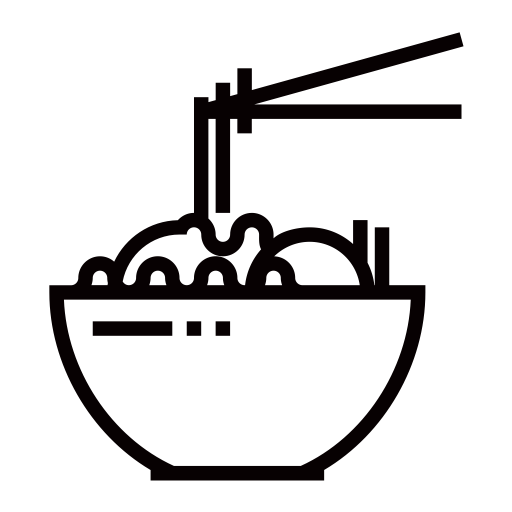 Lamian Noodles svg vector icon