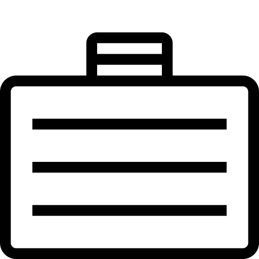 Briefcase svg vector icon