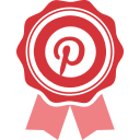 pinterest svg vector icon