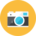 camera, front svg vector icon