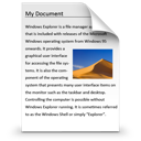 documents, library icon