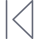 arrow, media, next, player, previous, song svg vector icon