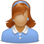 female, girl, lady, user, woman icon