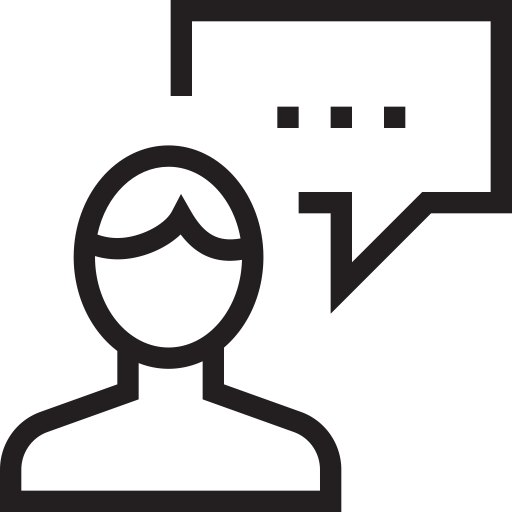 Chat svg vector icon