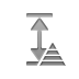 height,pyramid icon