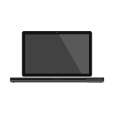 computer, gadget, laptop, notebook, technology svg vector icon