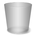 recycle,bin,empty,blank icon