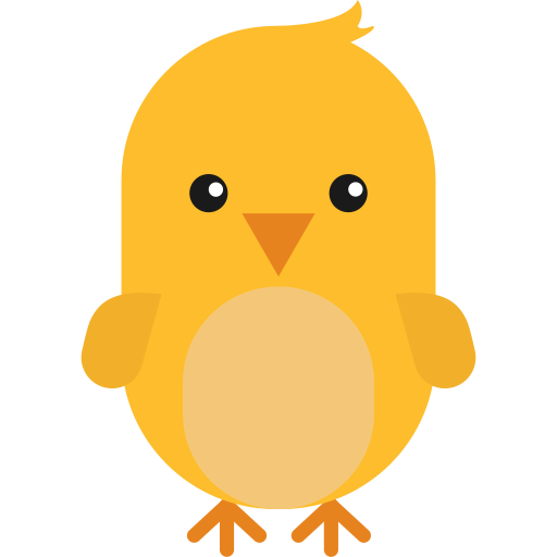 Chick svg vector icon